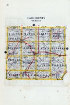 Cass County, Michigan State Atlas 1916 Automobile and Sportsmens Guide